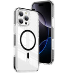 水晶盾透明磁吸壓克力混合 TPU 手機殼，適用於 iPhone 17 Pro Max，適用於 iPhone 17 Pro，適用於 iPhone 17，適用於 iPhone Air，適用於 iPhone 16 Pro Max，適用於 iPhone 16 Pro