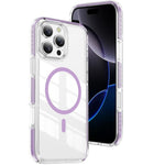 水晶盾透明磁吸壓克力混合 TPU 手機殼，適用於 iPhone 17 Pro Max，適用於 iPhone 17 Pro，適用於 iPhone 17，適用於 iPhone Air，適用於 iPhone 16 Pro Max，適用於 iPhone 16 Pro