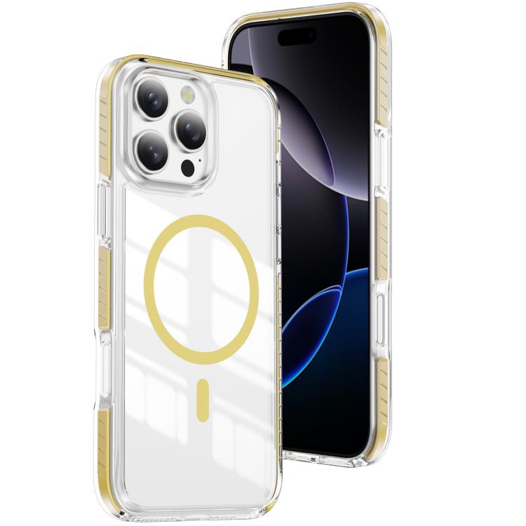 水晶盾透明磁吸壓克力混合 TPU 手機殼，適用於 iPhone 17 Pro Max，適用於 iPhone 17 Pro，適用於 iPhone 17，適用於 iPhone Air，適用於 iPhone 16 Pro Max，適用於 iPhone 16 Pro