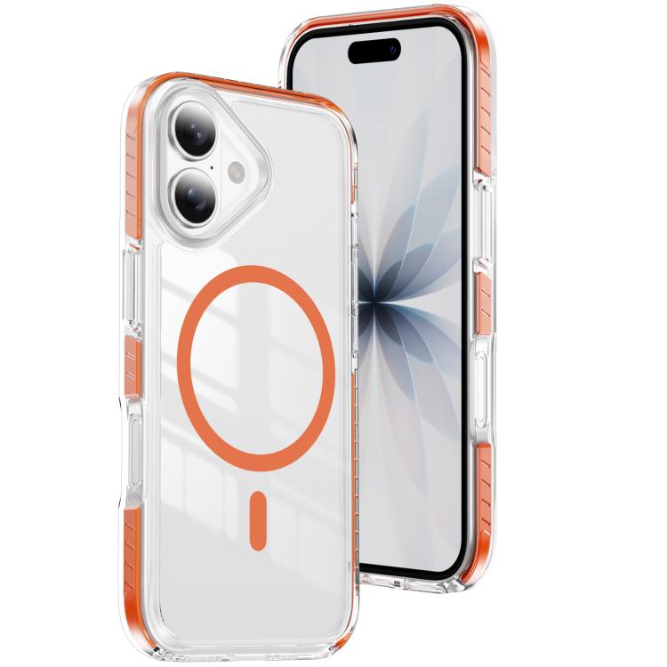 水晶盾透明磁吸壓克力混合 TPU 手機殼，適用於 iPhone 16 Plus，適用於 iPhone 16，適用於 iPhone 15 Pro Max，適用於 iPhone 15 Pro，適用於 iPhone 15 Plus，適用於 iPhone 15