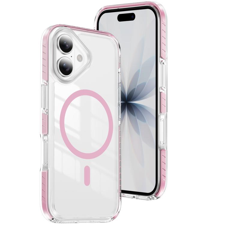 Crystal Shield Clear Magnetic Acrylic Hybrid TPU Phone Case, For iPhone 16 Plus, For iPhone 16, For iPhone 15 Pro Max, For iPhone 15 Pro, For iPhone 15 Plus, For iPhone 15