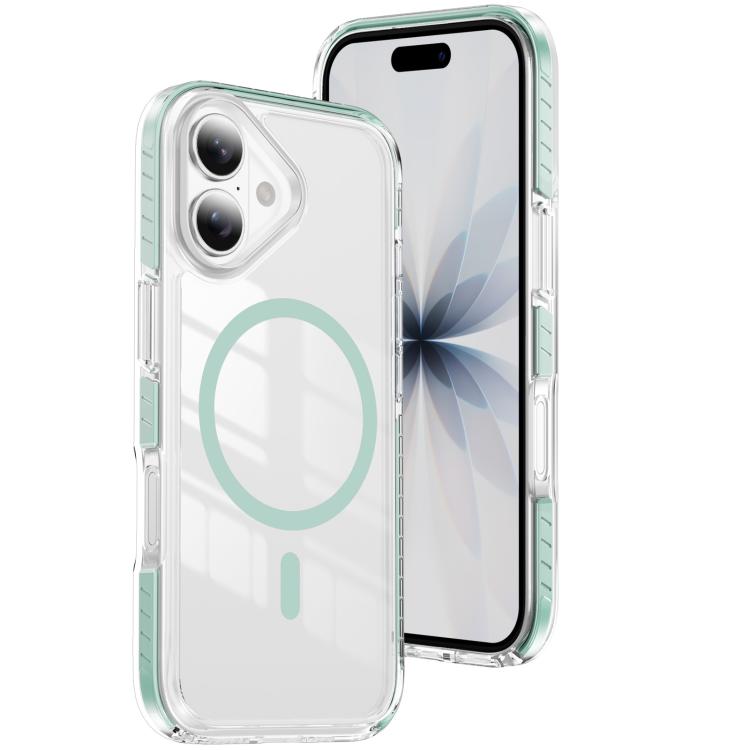 水晶盾透明磁吸壓克力混合 TPU 手機殼，適用於 iPhone 16 Plus，適用於 iPhone 16，適用於 iPhone 15 Pro Max，適用於 iPhone 15 Pro，適用於 iPhone 15 Plus，適用於 iPhone 15