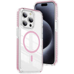 水晶盾透明磁吸壓克力混合 TPU 手機殼，適用於 iPhone 14 Plus，適用於 iPhone 14 / 13，適用於 iPhone 14 Pro，適用於 iPhone 14 Pro Max，適用於 iPhone 13 Pro Max，適用於 iPhone 13 Pro