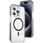 水晶盾透明磁吸壓克力混合 TPU 手機殼，適用於 iPhone 14 Plus，適用於 iPhone 14 / 13，適用於 iPhone 14 Pro，適用於 iPhone 14 Pro Max，適用於 iPhone 13 Pro Max，適用於 iPhone 13 Pro
