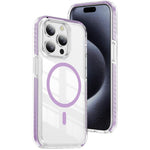 水晶盾透明磁吸壓克力混合 TPU 手機殼，適用於 iPhone 14 Plus，適用於 iPhone 14 / 13，適用於 iPhone 14 Pro，適用於 iPhone 14 Pro Max，適用於 iPhone 13 Pro Max，適用於 iPhone 13 Pro