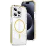 水晶盾透明磁吸壓克力混合 TPU 手機殼，適用於 iPhone 14 Plus，適用於 iPhone 14 / 13，適用於 iPhone 14 Pro，適用於 iPhone 14 Pro Max，適用於 iPhone 13 Pro Max，適用於 iPhone 13 Pro