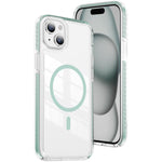 水晶盾透明磁吸壓克力混合 TPU 手機殼，適用於 iPhone 16 Plus，適用於 iPhone 16，適用於 iPhone 15 Pro Max，適用於 iPhone 15 Pro，適用於 iPhone 15 Plus，適用於 iPhone 15