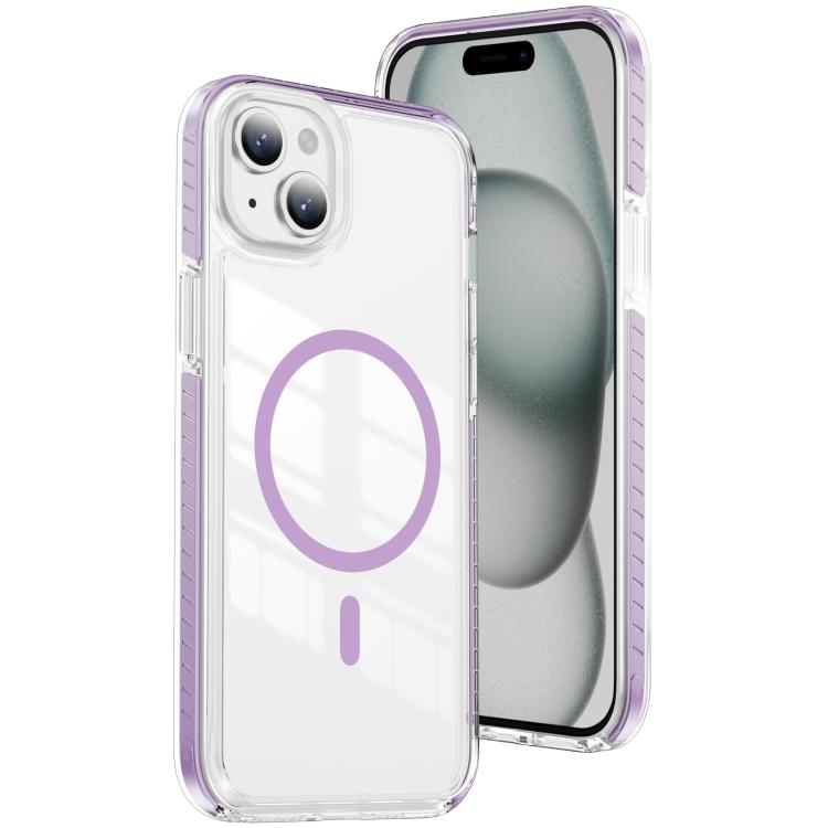 水晶盾透明磁吸壓克力混合 TPU 手機殼，適用於 iPhone 16 Plus，適用於 iPhone 16，適用於 iPhone 15 Pro Max，適用於 iPhone 15 Pro，適用於 iPhone 15 Plus，適用於 iPhone 15