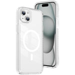 水晶盾透明磁吸壓克力混合 TPU 手機殼，適用於 iPhone 16 Plus，適用於 iPhone 16，適用於 iPhone 15 Pro Max，適用於 iPhone 15 Pro，適用於 iPhone 15 Plus，適用於 iPhone 15