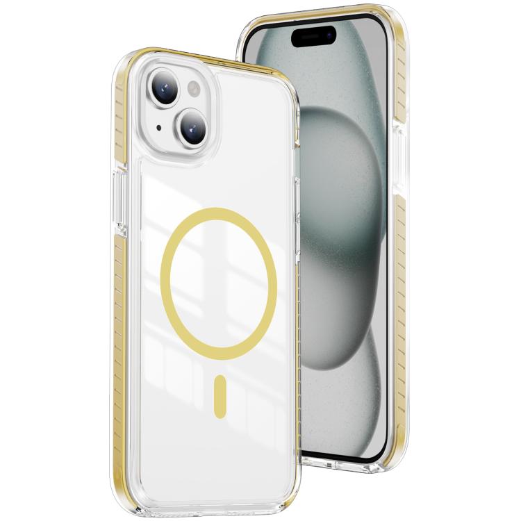 水晶盾透明磁吸壓克力混合 TPU 手機殼，適用於 iPhone 16 Plus，適用於 iPhone 16，適用於 iPhone 15 Pro Max，適用於 iPhone 15 Pro，適用於 iPhone 15 Plus，適用於 iPhone 15