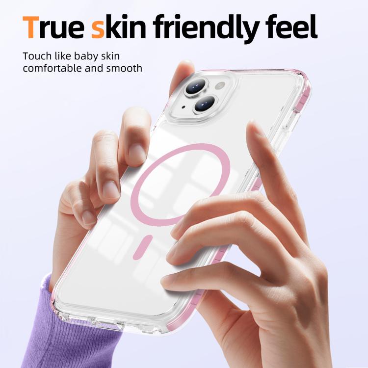 水晶盾透明磁吸壓克力混合 TPU 手機殼，適用於 iPhone 14 Plus，適用於 iPhone 14 / 13，適用於 iPhone 14 Pro，適用於 iPhone 14 Pro Max，適用於 iPhone 13 Pro Max，適用於 iPhone 13 Pro