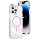 Crystal Shield Clear Magnetic Acrylic Hybrid TPU Phone Case, For iPhone 14 Pro Max, For iPhone 13 Pro Max, For iPhone 13 Pro, For iPhone 12 / 12 Pro, For iPhone 12 Pro Max