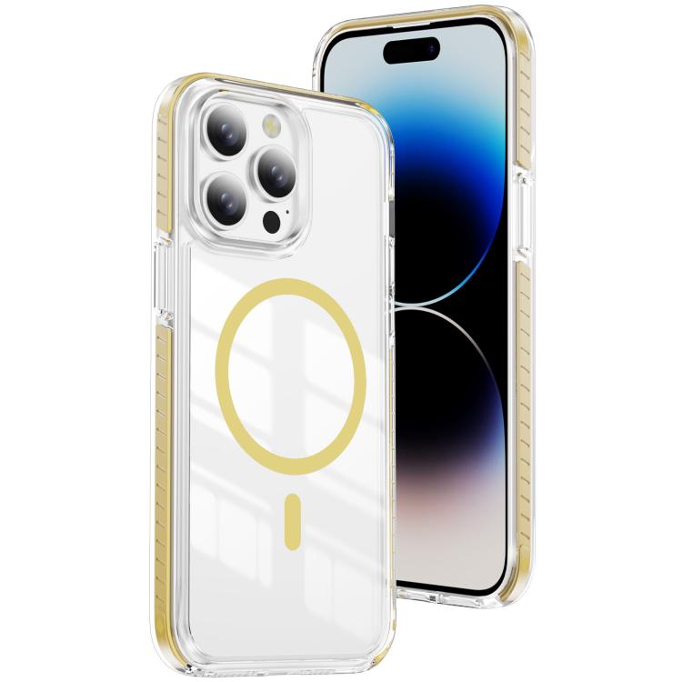 水晶盾透明磁吸壓克力混合 TPU 手機殼，適用於 iPhone 14 Plus，適用於 iPhone 14 / 13，適用於 iPhone 14 Pro，適用於 iPhone 14 Pro Max，適用於 iPhone 13 Pro Max，適用於 iPhone 13 Pro