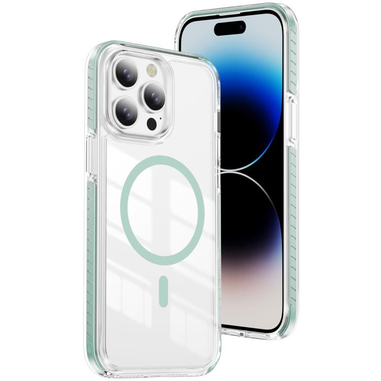水晶盾透明磁吸壓克力混合 TPU 手機殼，適用於 iPhone 14 Plus，適用於 iPhone 14 / 13，適用於 iPhone 14 Pro，適用於 iPhone 14 Pro Max，適用於 iPhone 13 Pro Max，適用於 iPhone 13 Pro