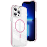 水晶盾透明磁吸壓克力混合 TPU 手機殼，適用於 iPhone 14 Plus，適用於 iPhone 14 / 13，適用於 iPhone 14 Pro，適用於 iPhone 14 Pro Max，適用於 iPhone 13 Pro Max，適用於 iPhone 13 Pro