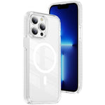 水晶盾透明磁吸壓克力混合 TPU 手機殼，適用於 iPhone 14 Plus，適用於 iPhone 14 / 13，適用於 iPhone 14 Pro，適用於 iPhone 14 Pro Max，適用於 iPhone 13 Pro Max，適用於 iPhone 13 Pro