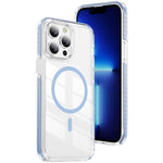 水晶盾透明磁吸壓克力混合 TPU 手機殼，適用於 iPhone 14 Plus，適用於 iPhone 14 / 13，適用於 iPhone 14 Pro，適用於 iPhone 14 Pro Max，適用於 iPhone 13 Pro Max，適用於 iPhone 13 Pro