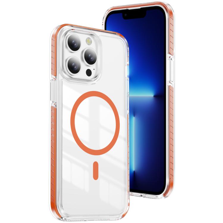 水晶盾透明磁吸壓克力混合 TPU 手機殼，適用於 iPhone 14 Plus，適用於 iPhone 14 / 13，適用於 iPhone 14 Pro，適用於 iPhone 14 Pro Max，適用於 iPhone 13 Pro Max，適用於 iPhone 13 Pro
