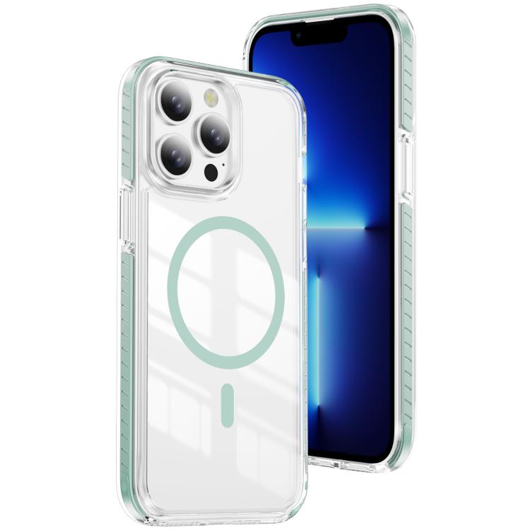 水晶盾透明磁吸壓克力混合 TPU 手機殼，適用於 iPhone 14 Plus，適用於 iPhone 14 / 13，適用於 iPhone 14 Pro，適用於 iPhone 14 Pro Max，適用於 iPhone 13 Pro Max，適用於 iPhone 13 Pro