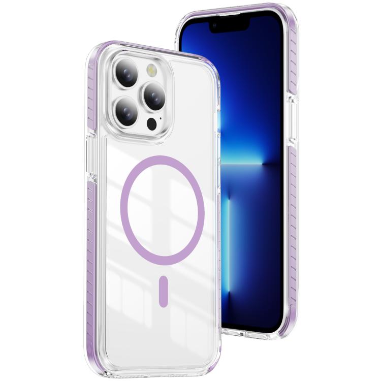 水晶盾透明磁吸壓克力混合 TPU 手機殼，適用於 iPhone 14 Plus，適用於 iPhone 14 / 13，適用於 iPhone 14 Pro，適用於 iPhone 14 Pro Max，適用於 iPhone 13 Pro Max，適用於 iPhone 13 Pro