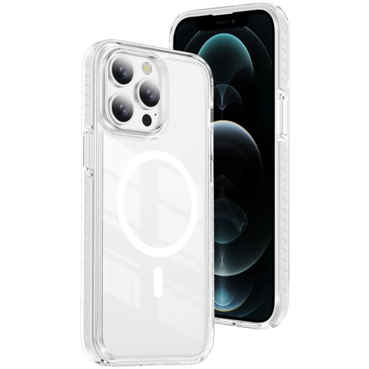 水晶盾透明磁吸壓克力混合 TPU 手機殼，適用於 iPhone 12 / 12 Pro、iPhone 12 Pro Max