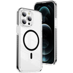 水晶盾透明磁吸壓克力混合 TPU 手機殼，適用於 iPhone 12 / 12 Pro、iPhone 12 Pro Max