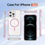 水晶盾透明磁吸壓克力混合 TPU 手機殼，適用於 iPhone 12 / 12 Pro、iPhone 12 Pro Max