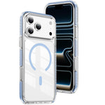 水晶盾透明磁吸壓克力混合 TPU 手機殼，適用於 iPhone 17 Pro Max，適用於 iPhone 17 Pro，適用於 iPhone 17，適用於 iPhone Air，適用於 iPhone 16 Pro Max，適用於 iPhone 16 Pro