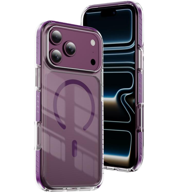 水晶盾透明磁吸壓克力混合 TPU 手機殼，適用於 iPhone 17 Pro Max，適用於 iPhone 17 Pro，適用於 iPhone 17，適用於 iPhone Air，適用於 iPhone 16 Pro Max，適用於 iPhone 16 Pro