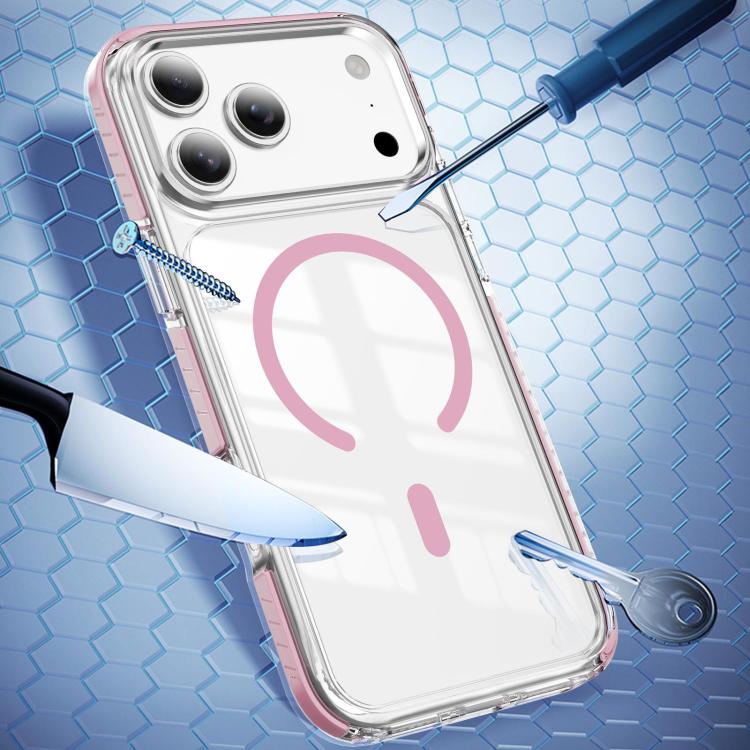水晶盾透明磁吸壓克力混合 TPU 手機殼，適用於 iPhone 17 Pro Max，適用於 iPhone 17 Pro，適用於 iPhone 17，適用於 iPhone Air，適用於 iPhone 16 Pro Max，適用於 iPhone 16 Pro