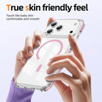 水晶盾透明磁吸壓克力混合 TPU 手機殼，適用於 iPhone 17 Pro Max，適用於 iPhone 17 Pro，適用於 iPhone 17，適用於 iPhone Air，適用於 iPhone 16 Pro Max，適用於 iPhone 16 Pro