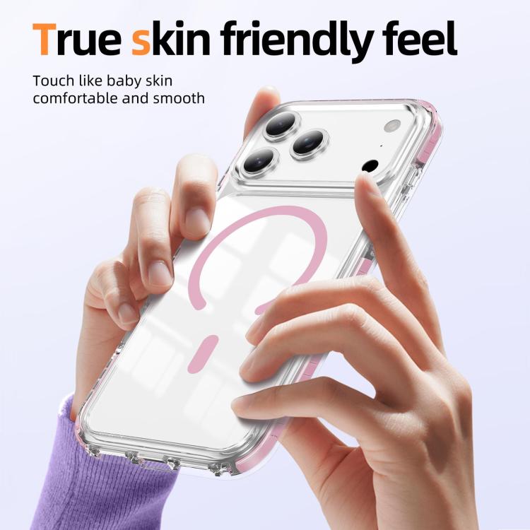 水晶盾透明磁吸壓克力混合 TPU 手機殼，適用於 iPhone 17 Pro Max，適用於 iPhone 17 Pro，適用於 iPhone 17，適用於 iPhone Air，適用於 iPhone 16 Pro Max，適用於 iPhone 16 Pro