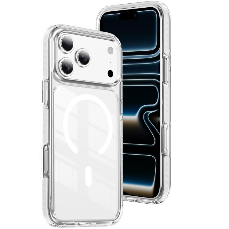 水晶盾透明磁吸壓克力混合 TPU 手機殼，適用於 iPhone 17 Pro Max，適用於 iPhone 17 Pro，適用於 iPhone 17，適用於 iPhone Air，適用於 iPhone 16 Pro Max，適用於 iPhone 16 Pro