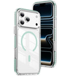 水晶盾透明磁吸壓克力混合 TPU 手機殼，適用於 iPhone 17 Pro Max，適用於 iPhone 17 Pro，適用於 iPhone 17，適用於 iPhone Air，適用於 iPhone 16 Pro Max，適用於 iPhone 16 Pro