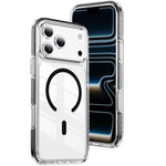 水晶盾透明磁吸壓克力混合 TPU 手機殼，適用於 iPhone 17 Pro Max，適用於 iPhone 17 Pro，適用於 iPhone 17，適用於 iPhone Air，適用於 iPhone 16 Pro Max，適用於 iPhone 16 Pro