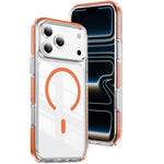 水晶盾透明磁吸壓克力混合 TPU 手機殼，適用於 iPhone 17 Pro Max，適用於 iPhone 17 Pro，適用於 iPhone 17，適用於 iPhone Air，適用於 iPhone 16 Pro Max，適用於 iPhone 16 Pro