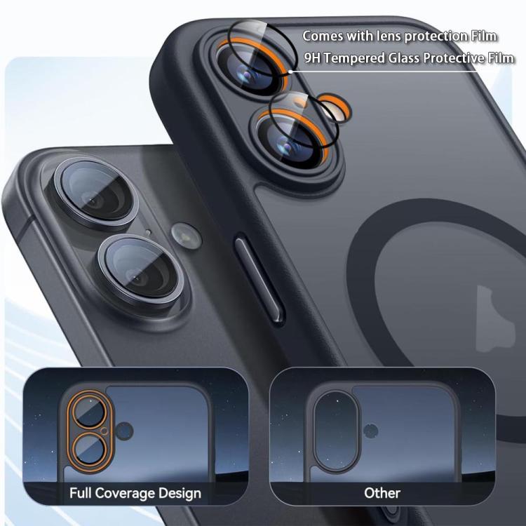 XDcase 親膚磁吸磨砂手機殼附鏡頭保護膜，適用於 iPhone 17 Pro Max，適用於 iPhone 17 Pro，適用於 iPhone 17，適用於 iPhone Air