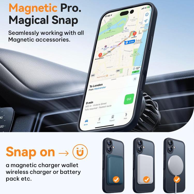 XDcase 親膚磁吸磨砂手機殼附鏡頭保護膜，適用於 iPhone 17 Pro Max，適用於 iPhone 17 Pro，適用於 iPhone 17，適用於 iPhone Air