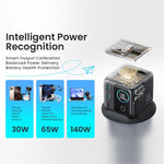 JOYROOM JR-TRD01 PODIX 140W 5埠桌面 GaN 充電器，美規插頭，歐規插頭，英規插頭