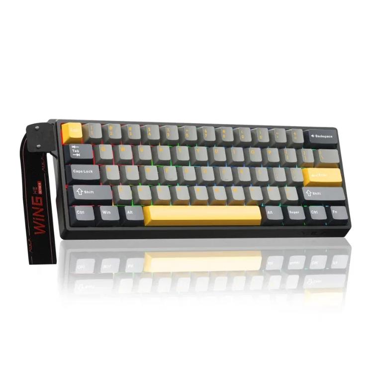 AULA WIN60HE MAX 版 60 鍵 RGB 有線鍵盤