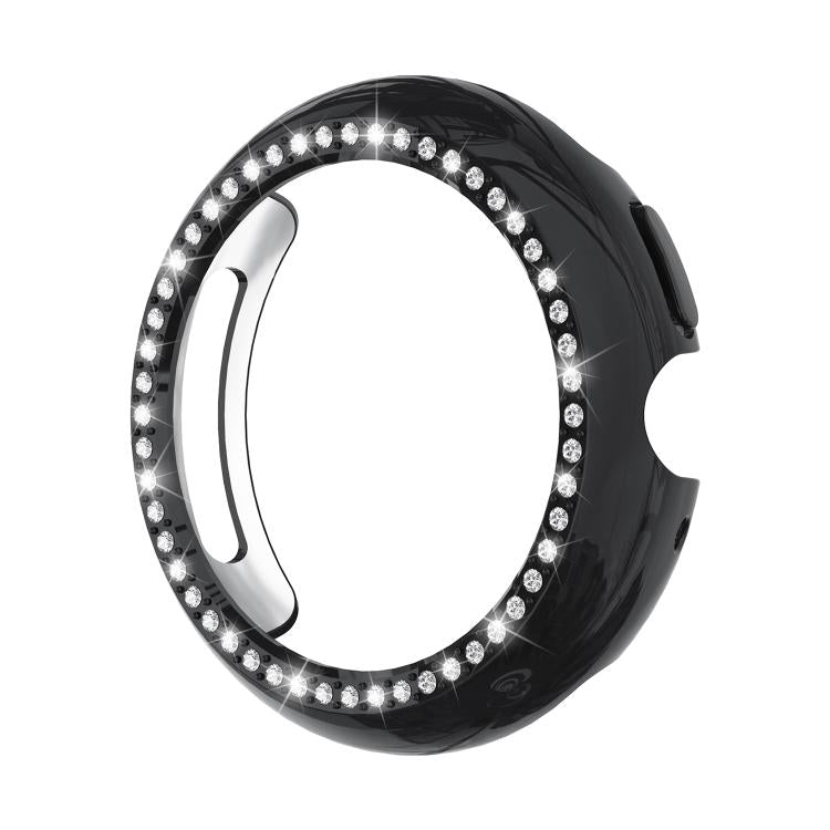 xDfind 單排鑽石鏤空 PC 手錶保護殼，適用於 Google Pixel Watch 4 / Watch 3 45mm，適用於 Google Pixel Watch 4 / 3 / 2 / 1 41mm