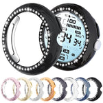 xDfind 單排鑽石鏤空 PC 手錶保護殼，適用於 Google Pixel Watch 4 / Watch 3 45mm，適用於 Google Pixel Watch 4 / 3 / 2 / 1 41mm