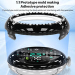 xDfind 單排鑽石鏤空 PC 手錶保護殼，適用於 Google Pixel Watch 4 / Watch 3 45mm，適用於 Google Pixel Watch 4 / 3 / 2 / 1 41mm