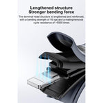 Yesido CA138L 12W 2.4A USB 對 8 Pin OLED 顯示充電數據線，USB 對 8 Pin