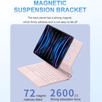 觸控板藍牙鍵盤皮革平板保護套，適用於 iPad 2025 / 2022，適用於 iPad Air 13 2025 / 2024 / Pro 12.9 2022