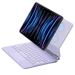 觸控板藍牙鍵盤皮革平板保護套，適用於 iPad 2025 / 2022，適用於 iPad Air 13 2025 / 2024 / Pro 12.9 2022