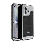 四防金屬混合矽膠手機殼，適用於 iPhone 17 Pro Max、iPhone 17 Pro、iPhone 17、iPhone Air
