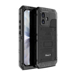 四防金屬混合矽膠手機殼，適用於 iPhone 17 Pro Max、iPhone 17 Pro、iPhone 17、iPhone Air