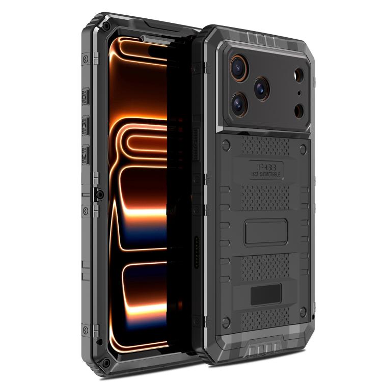 四防金屬混合矽膠手機殼，適用於 iPhone 17 Pro Max、iPhone 17 Pro、iPhone 17、iPhone Air