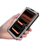 四防金屬混合矽膠手機殼，適用於 iPhone 17 Pro Max、iPhone 17 Pro、iPhone 17、iPhone Air